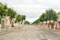 Sobornaya Street in Gatchina.