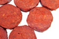 Sobrasada, typical mallorca sausage Royalty Free Stock Photo