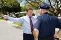 Sobriety Test - Failure Royalty Free Stock Photo