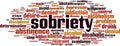 Sobriety word cloud