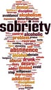 Sobriety word cloud