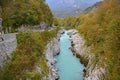 Soca River Near Kobarid Royalty Free Stock Photo