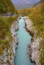 Soca River Near Kobarid Royalty Free Stock Photo