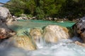 Soca river Slovenia Royalty Free Stock Photo