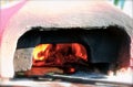 Socca oven on franco italian riviera
