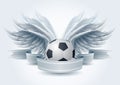 Soccer angel banner