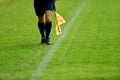 Soccer assistant referee Royalty Free Stock Photo
