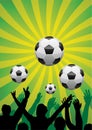 Soccer background Royalty Free Stock Photo