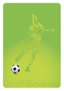 Soccer background (vector) Royalty Free Stock Photo