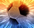 Soccer ball abstract Royalty Free Stock Photo