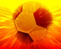 Soccer ball abstract Royalty Free Stock Photo