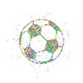 Soccer ball Abstract