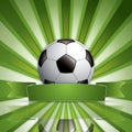 Soccer ball background