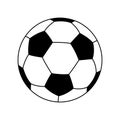 Soccer ball. Doodle style icon