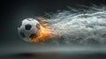 Soccer Ball Exploding in the Air