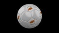 Soccer ball with flag Cyprus, 3d rendering