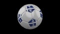 Soccer ball with flag Martinique, 3d rendering