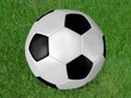 Soccer ball or football Royalty Free Stock Photo