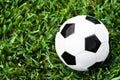 Soccer Ball Football on Grass Royalty Free Stock Photo