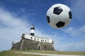 Soccer Ball Football Salvador Brazil Lighthouse