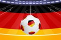 Soccer ball, German flag