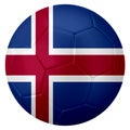 Soccer ball Iceland