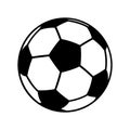 Soccer ball icon Royalty Free Stock Photo