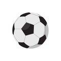 Soccer ball icon. Flat vector illustration on white background. EPS 10 Royalty Free Stock Photo