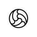Soccer ball icon for sports game. Vector web Icon for website. Flat vector illustration EPS 10 Royalty Free Stock Photo