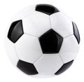 Soccer ball isolated on white background with clipping path Royalty Free Stock Photo