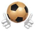 Soccer ball mascot