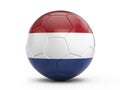 Soccer ball Netherlands flag