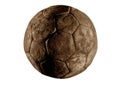 Soccer ball old Royalty Free Stock Photo