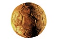 Soccer ball old Royalty Free Stock Photo