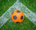 Soccer ball orange