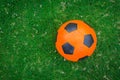 Soccer ball orange