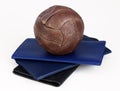 Soccer Ball Paper Weight Royalty Free Stock Photo