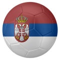 Soccer ball Serbia