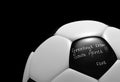 Soccer ball from South Africa World Cup 2010 Royalty Free Stock Photo