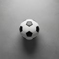 The ball is centrally positioned casting a subtle shadow beneath it Royalty Free Stock Photo