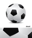 Soccer ball (vector) Royalty Free Stock Photo