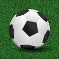 Soccer ball vector illustration Royalty Free Stock Photo