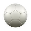 Soccer ball white Royalty Free Stock Photo