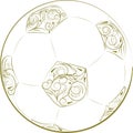 Soccer ball Royalty Free Stock Photo