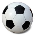 Soccer Ball on White Background Royalty Free Stock Photo