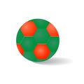 Soccer ball on a white background. Stock Illustration