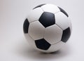 Soccer ball on white backround