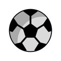 Soccer balloon isolated icon