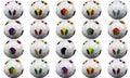 Soccer balls Royalty Free Stock Photo