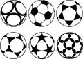 Soccer balls Royalty Free Stock Photo